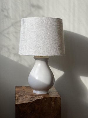 Carrara Ceramic Table Lamp by Wilhelm Kage, 1940s-ARN-865371