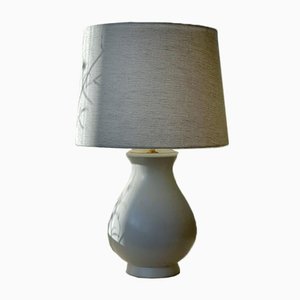 Carrara Ceramic Table Lamp by Wilhelm Kage, 1940s-ARN-860318