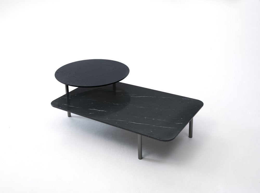 Carrara Marble Bitop Coffee Table by Rodolfo Dordoni