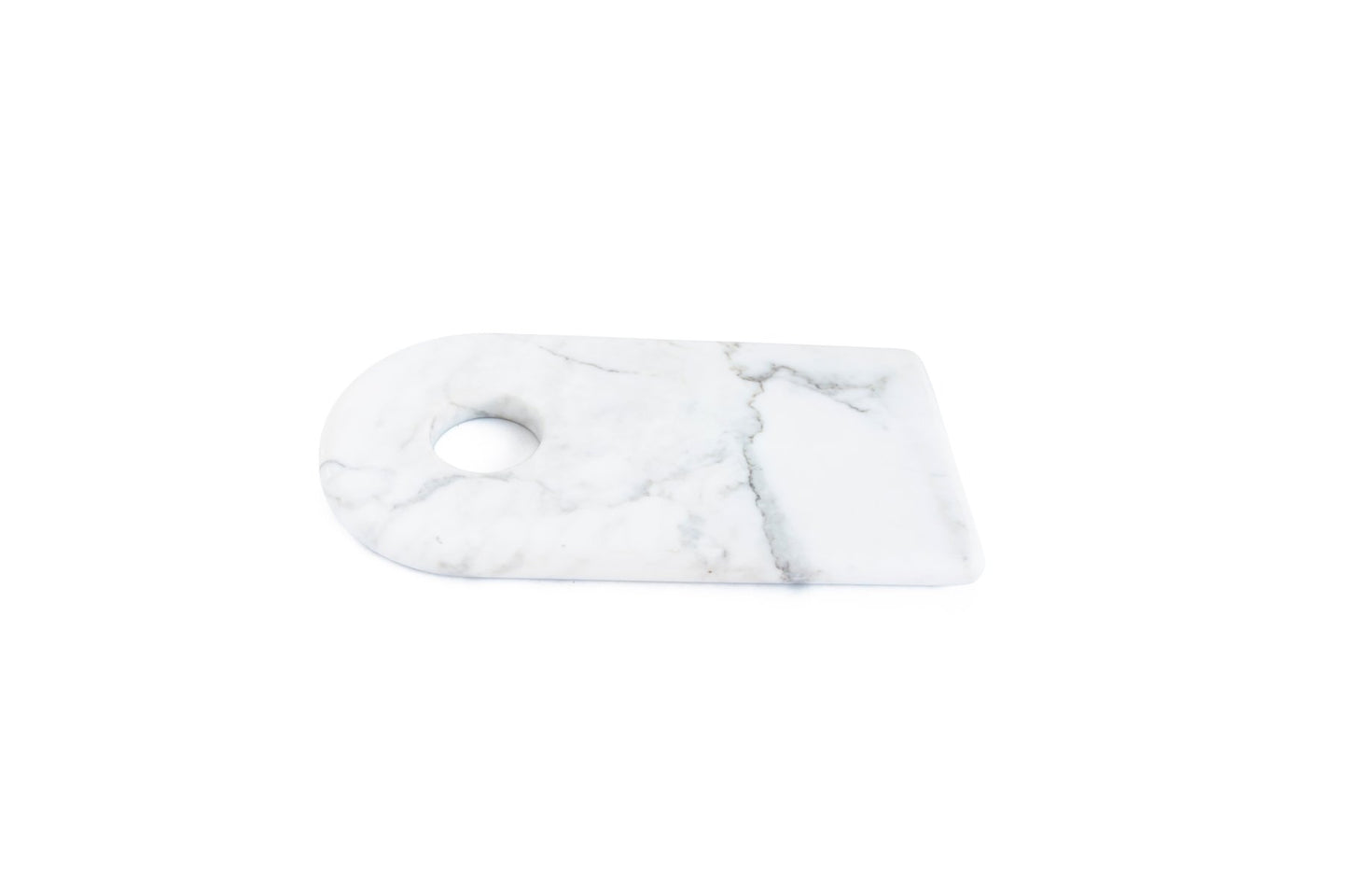 Carrara Marble Chopping Board with Hole from FiammettaV Home Collection