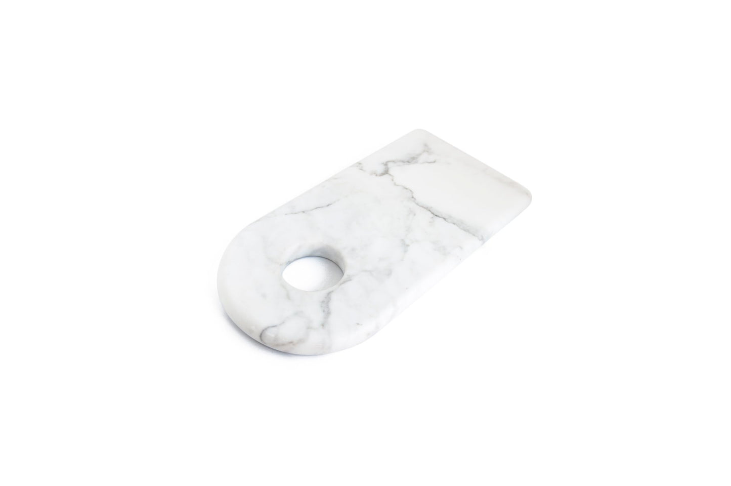 Carrara Marble Chopping Board with Hole from FiammettaV Home Collection