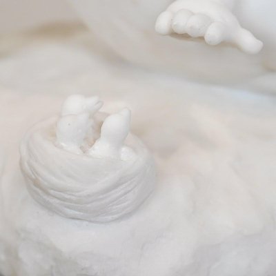 Carrara Marble Sculpture by L. Landucci, Early 20th Century-WFS-2032811