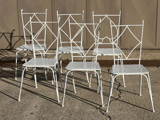 Carré Das Chairs by Mathieu Matégot, 1950s, Set of 6-SSK-2035890