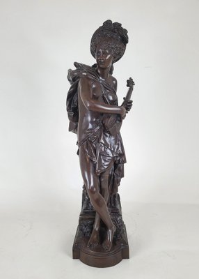 Carrier-Belleuse, Cigale, Large Bronze, 19th Century-SYQ-1739105