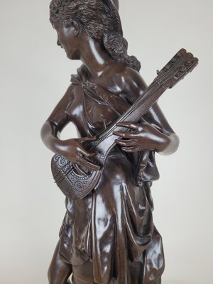 Carrier-Belleuse, Cigale, Large Bronze, 19th Century-SYQ-1739105