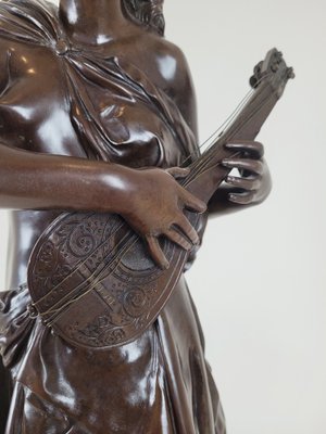 Carrier-Belleuse, Cigale, Large Bronze, 19th Century-SYQ-1739105