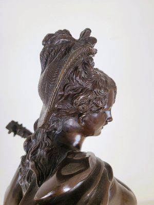 Carrier-Belleuse, Cigale, Large Bronze, 19th Century-SYQ-1739105