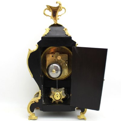 Cartel Pendulum Clock in Golden Bronze & 19th Century Brass-UMS-1269662