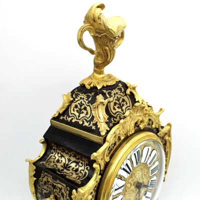 Cartel Pendulum Clock in Golden Bronze & 19th Century Brass-UMS-1269662