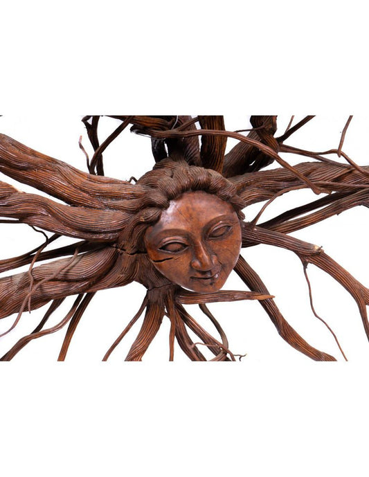 Carved Acacia Root Depicting the Spirit of Nature