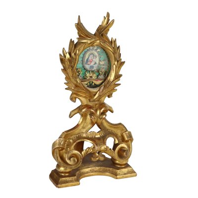 Carved and Golden Wood Sculpture-VMM-1271720