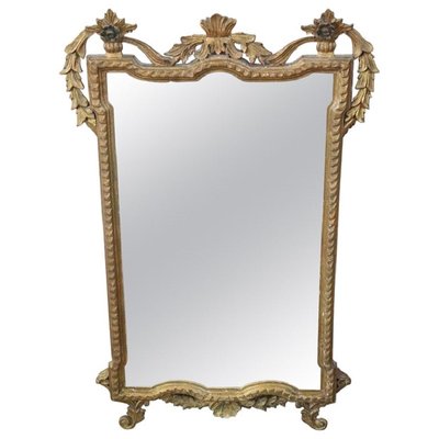 Carved & Gilded Wood Wall Mirror, 1910s-DCO-1257475