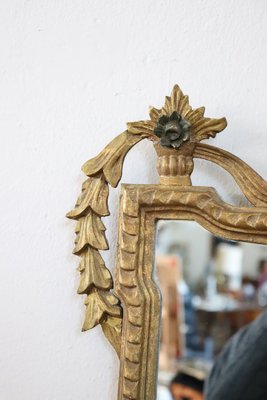 Carved & Gilded Wood Wall Mirror, 1910s-DCO-1257475