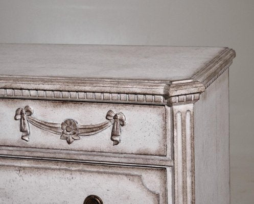 Carved Gustavian Chest, 19th Century-SA-1030841