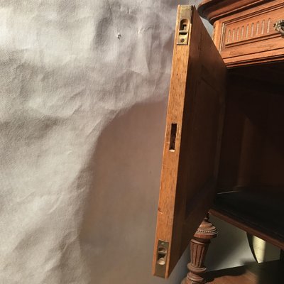 Carved Oak Chest of Drawers with Extension, 1920s-WQQ-1240895