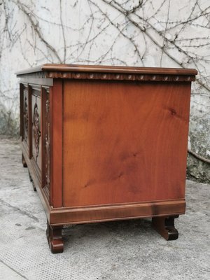 Carved Walnut Chest, 1970s-KNM-891413