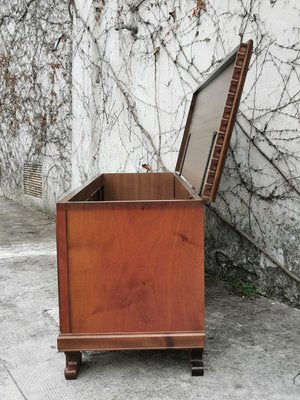 Carved Walnut Chest, 1970s-KNM-891413