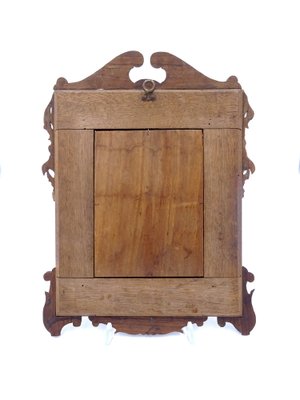 Carved Walnut Frame with Marble Composition, Late 1800s-MLN-980363