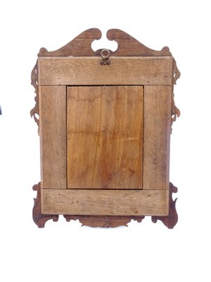 Carved Walnut Frame with Marble Composition, Late 1800s-MLN-980363