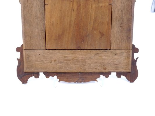 Carved Walnut Frame with Marble Composition, Late 1800s-MLN-980363