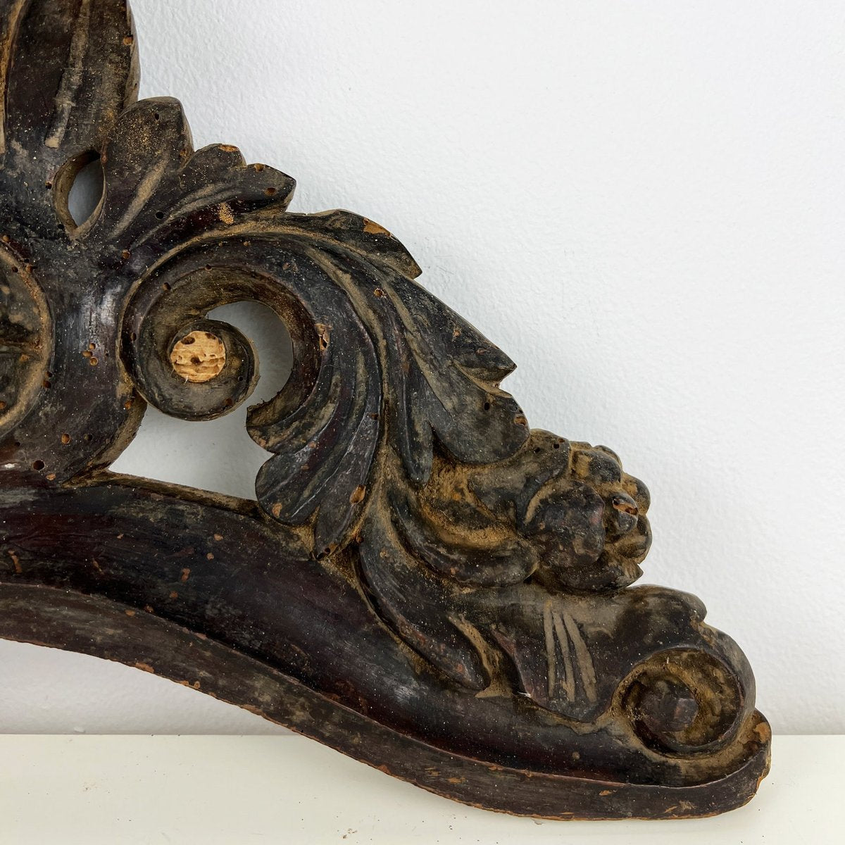 Carved Wood Salvage Fragment