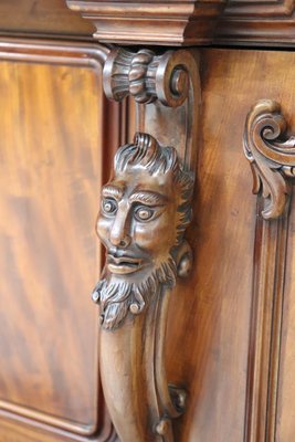 Carved Wood Sideboard, Early 20th Century-DCO-1436372