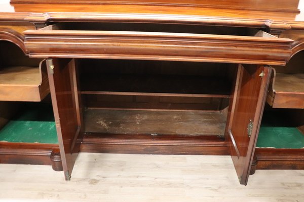 Carved Wood Sideboard, Early 20th Century-DCO-1436372