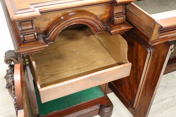 Carved Wood Sideboard, Early 20th Century-DCO-1436372