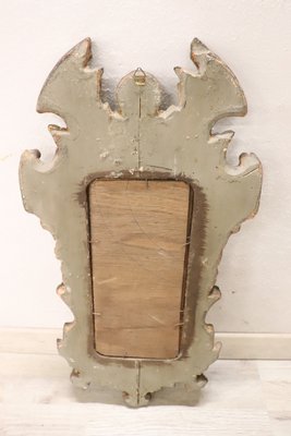 Carved Wood Wall Mirror, 1980s-DCO-1801333