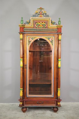 Carved Wooden Cupboard-KNM-1091573