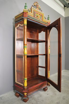 Carved Wooden Cupboard-KNM-1091573