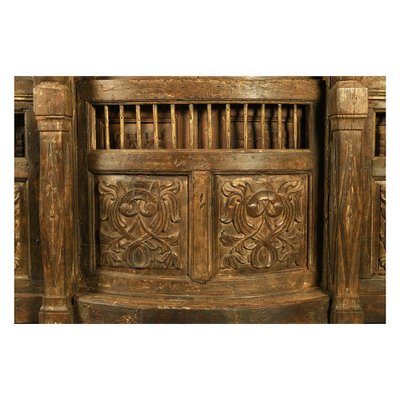 Carved Wooden Door, 1850s-NQ-653995