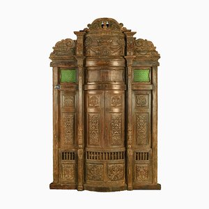 Carved Wooden Door, 1850s-NQ-653995