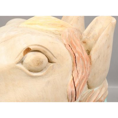 Carved Wooden Horse Head-YGE-1170502