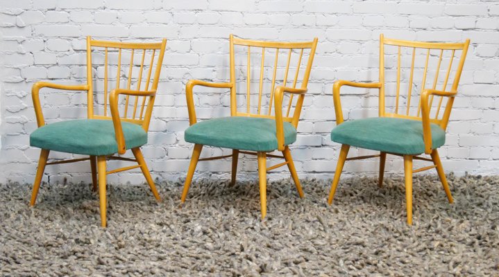 Casala Armchair with Rungs and Armrests, 1950s-QFD-1054009