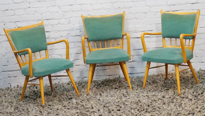 Casala Armchair with Rungs and Armrests, 1950s-QFD-1054009