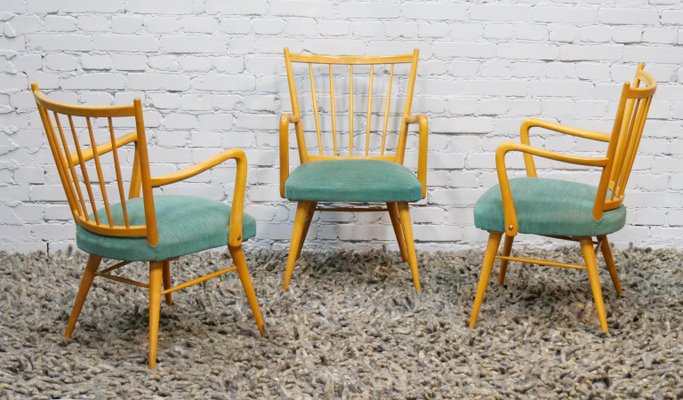 Casala Armchair with Rungs and Armrests, 1950s-QFD-1054009