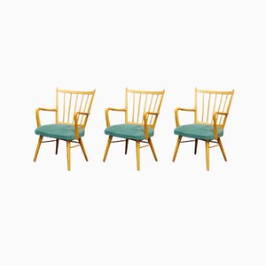 Casala Armchair with Rungs and Armrests, 1950s-QFD-1054009