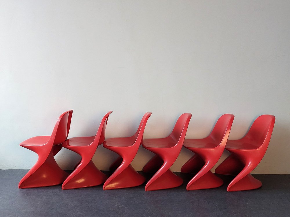 Casalino 1 Children's Chairs by Alexander Begge for Casala, Italy, 1970s, Set of 6