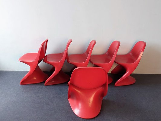 Casalino 1 Children's Chairs by Alexander Begge for Casala, Italy, 1970s, Set of 6-NV-1309794