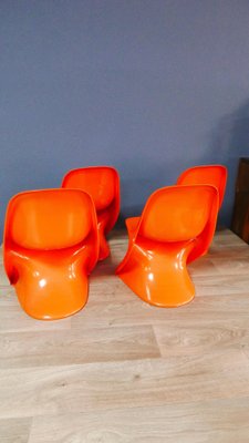 Casalino Children's Chair by Alexander Begge for Casala, 1970s, Set of 4-KK-1798177