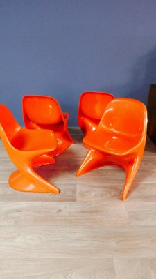 Casalino Children's Chair by Alexander Begge for Casala, 1970s, Set of 4-KK-1798177