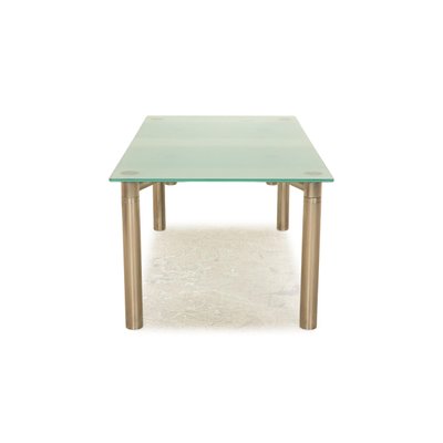 Casanova Extendable Dining Room Table in Glass Blue from Draenert-RQW-1813903