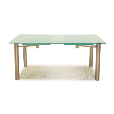 Casanova Extendable Dining Room Table in Glass Blue from Draenert-RQW-1813903