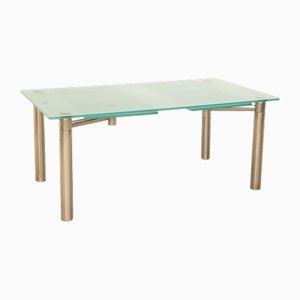 Casanova Extendable Dining Room Table in Glass Blue from Draenert-RQW-1813903