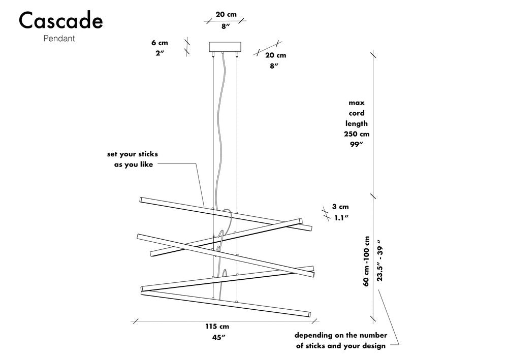 Cascade Light from Next Level Lighting