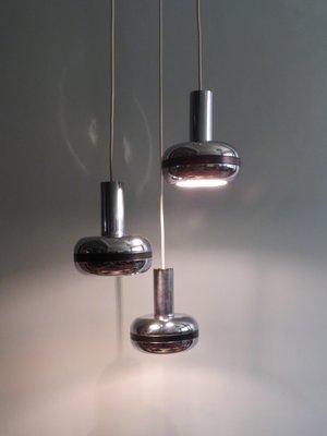 Cascade Pendant with Chrome Globes, 1970s-UKG-1057082