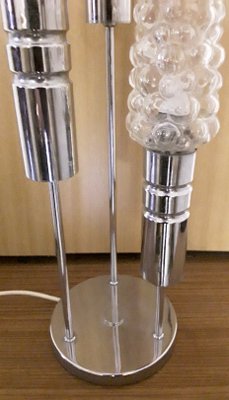 Cascade Table Lamp in Chromed Metal from Sölken Leuchten, 1970s-HOI-824074