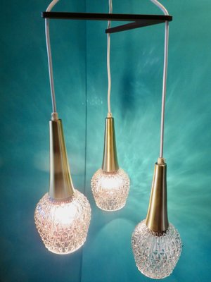 Cascading Boomerang Suspension Lights, Denmark, 1968, Set of 3-AC-1275910