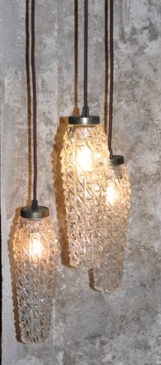 Cascading Ceiling Lamp with 3 Shades, 1960s-ROJ-864667